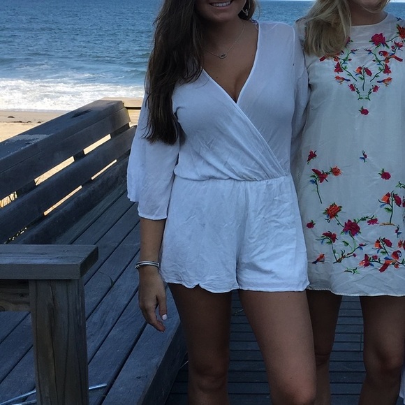 White romper worn once - Picture 2 of 3